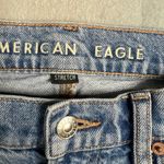 American Eagle 90s Bootcut Jeans Size 0 28 Waist Light Wash Stretch Y2K Photo 1