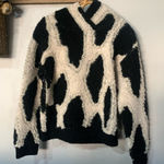 Sandy Liang  x Target Sherpa Hooded Sweatshirt Leopard Print size X-Small Photo 0