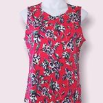Rafaella Sportswear Floral Top Cotton Tank Knit Size XL NWT $43.00 Photo 1