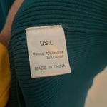 PrettyGuide Turtleneck Sweater Dress Long Sleeve Ribbed Knit Stretch Body Photo 6