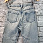 frame denim Revolve  25” Le Jane Crop Raw Hem in Jeans in Luster Photo 5