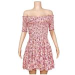Poupette St. Barth Soledad Mini Dress, Pink Dalia, Medium Photo 3