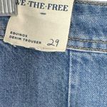Free People  Equinox Denim Trousers Lake Life Blue 29 Wide Leg Jeans Slouchy Photo 8