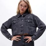 PacSun new Playboy Bunny Distressed Denim Jacket-Playboy by Pac-sun Size Xs / Small S Photo 0