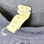 Free People  WE THE FREE Navy Copa Banana Long Sleeves Ribbed Keyhole Tunic Top Photo 2