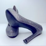 AQUA Silver Glitter High Heels Platform Shoes Size 6.5 Photo 5