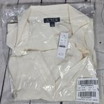 J.Crew Bungalow Popover Shirt Ivory S NWT | Crepe de Chine V-Neck Blouse Photo 8