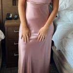 Revelry Rose Quartz Sienna Satin Dress Size 10 Photo 1