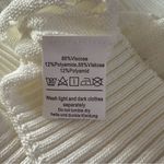 Grace Karin  White Hollow Out Cap Sleeve Lightweight Sweater Photo 12