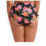 Terra & Sky Womens Bikini Bottoms Size 3X Multicolor Black Floral New Photo 1