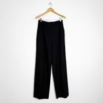 ZARA Wide Leg High-Rise Trousers – Black – Size Medium Photo 3