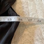 Loft Ann Taylor Black Pleated Button Front Dress Extra Small Photo 7