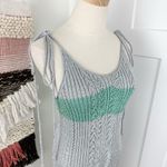 Zadig & Voltaire Jessy Silver Metallic Knit Midi Dress Sz S Photo 4