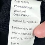 Robert Rodriguez "April" Black Knit Pullover Sweater Ruffled Trim Size M EUC Photo 4