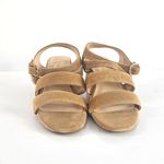For Love & Lemons x Marais Jardin Heel NWOB Size 7.5 Camel Brown Glitter Photo 6