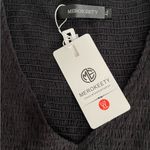 Merokeety NWT  XL Women’s Black Smocked Dress.. Photo 5