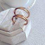 Lulus Double open hoop earrings Photo 3