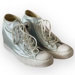 Converse Rare: Sophia Vergara’s ✪ Chucks Lux Mid Wedge Sneakers ✪ Metal Glacier Photo 11