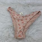 Aerie  Womens‎ Bikini L Pink Floral Stretch Hi Cut Cheeky Coverage Bottom NWT Photo 1