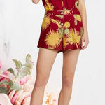 Free People 🍁 Tropical Cotton Romper Photo 0