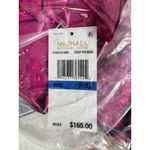 Michael Kors Wrap Dress Deep Fuchsia Ruffle Trim Long Sleeve Size PXL Purple Photo 4