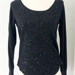 Denim & Supply Ralph Lauren Denim and Supply Medium Black Sequin Sweater Photo 0