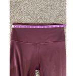 Lululemon  High Rise Burgundy Leggings – Size S Photo 4