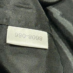 Ann Taylor  LOFT Laura High Rise Wide Leg Linen Blend Black Trouser Pant Size 8 Photo 6