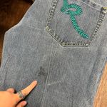 Rocawear Y2K Vintage Baggy Oversized Straight Leg Embroidered Pocket Jeans 38 Photo 9