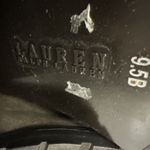 Ralph Lauren Women's Mid Calf Light Brown Suede Leather Chunky Heel Boots 9.5 Photo 11