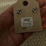 Anthropologie  bean post gold tone earring NWT Photo 3