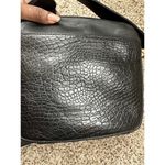 Field Manor Faux Leather Crossbody Bag Double Zip Compartment Square Shape NWOT Black Photo 1
