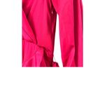 Vicci | XS | Dress Satin Wrap Ruffle Mini Magenta Cuffed Sleeve V Neck Flutter Pink Photo 4