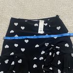 Miami Black and White Heart Mini Skirt Photo 12