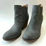 Kork-Ease KORKS Grey Leather‎ Heeled Women’s Booties Size 10M Photo 0