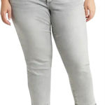 Democracy 'Ab'Solution Women’s Button Fly, High Waist Jeans. Ankle Gray Size 24W Photo 0