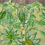 Lilly Pulitzer New  Elsa Top Long Sleeve Blouse Limoncello Sunbelievable Small Photo 5