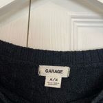 Garage cable knit classic navy blue sweater crew neck size medium Photo 1