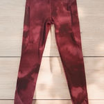 Kay Unger  Red Leggings High Waist Dynamic Design Photo 0
