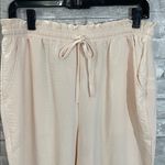 Anyhold Apricot High Waisted Wide Leg Cropped Lounge Pants Orange Size L Photo 2