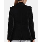 PowerSutra Velour Velvet Finnish‎ Jacket Women Sz 11XL Black Office Holiday New Photo 4
