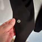 Lululemon  black full length legging size 8 with black and white waistband Photo 2