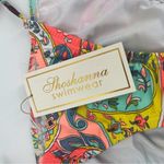 Shoshanna  Bikini Bottoms Extra Small Paisley Floral String Neon Beach Swim NWT Photo 3