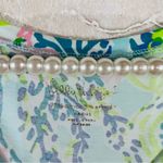 Lilly Pulitzer Michele Short Sleeve Tee in Sky Blue Heaven Print Size L Photo 6