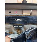 AERO High Rise‎ Jegging Jeans Size 4 Short Distressed Blue Denim Skinny Photo 2