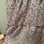 Hazel Flowy Purple Floral Tiered Mini Dress Size XS Photo 4