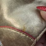 Dooney & Bourke Dooney Bourke Gold Metallic Leather Hobo Shoulder Bag Purse Photo 10