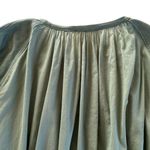 Anthropologie Hei Hei Hilltop Cotton Linen Blend Sage Green Bomber Jacket Medium Photo 9