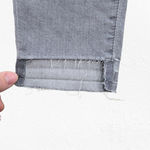 joe's jeans Joe’s Jeans Flawless High Rise Skinny Gray Jeans Raw Hem Stretch Denim Size 30 Photo 2