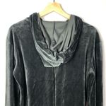 Red Dress Boutique Boutique LaJu Los Angeles Gray Velour Track Suit Pullover Hoodie S Photo 5